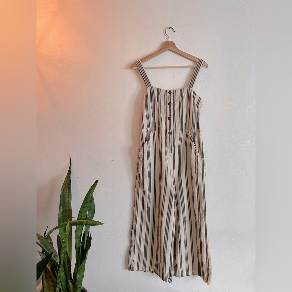 People Tree Rena Stripe Jumpsuit - Picture 9 of 13